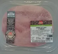 Jambon cuit choix 3 tranches