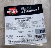 Jambon Cuit 3 tranches