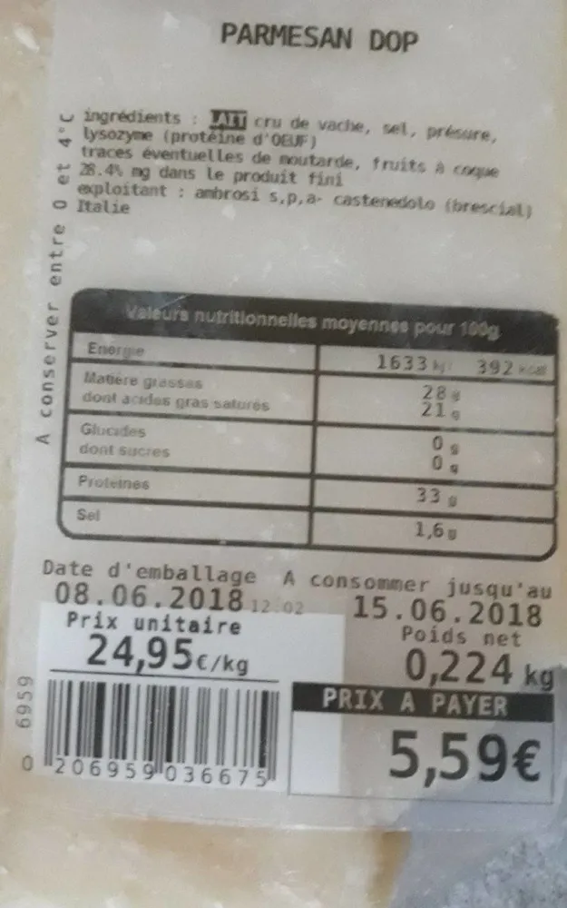 Parmesan DOP