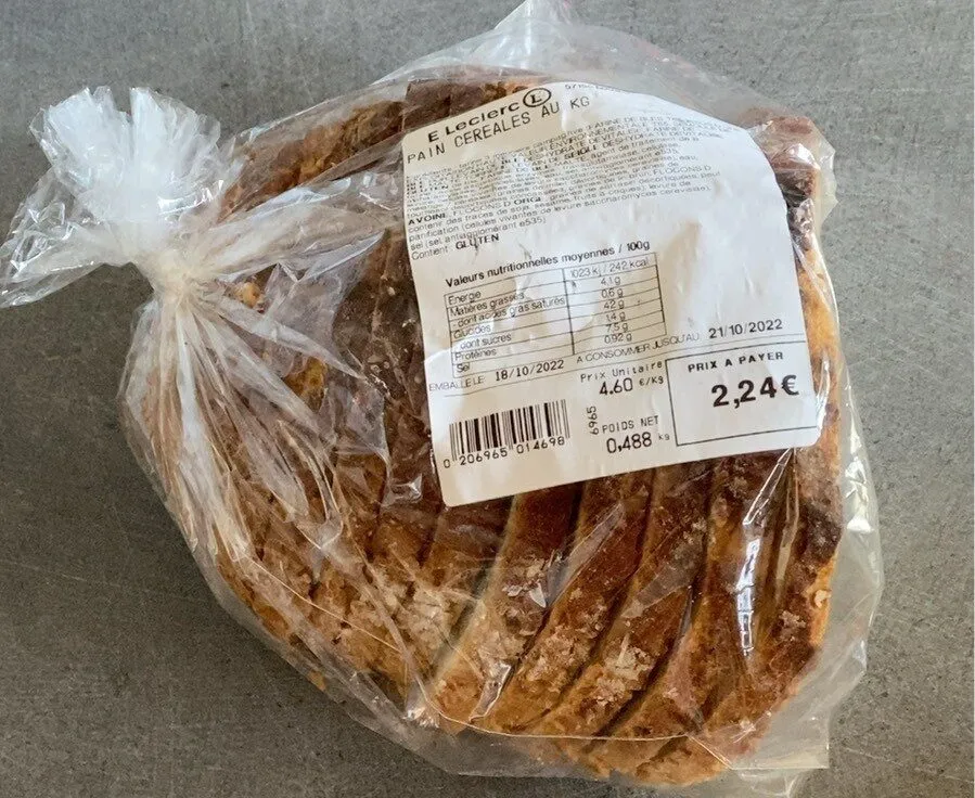Pain cereales au kg