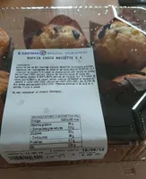 Muffin choco noisette x6