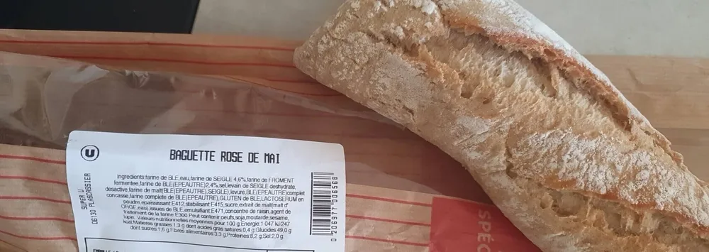 Baguette rose de mai