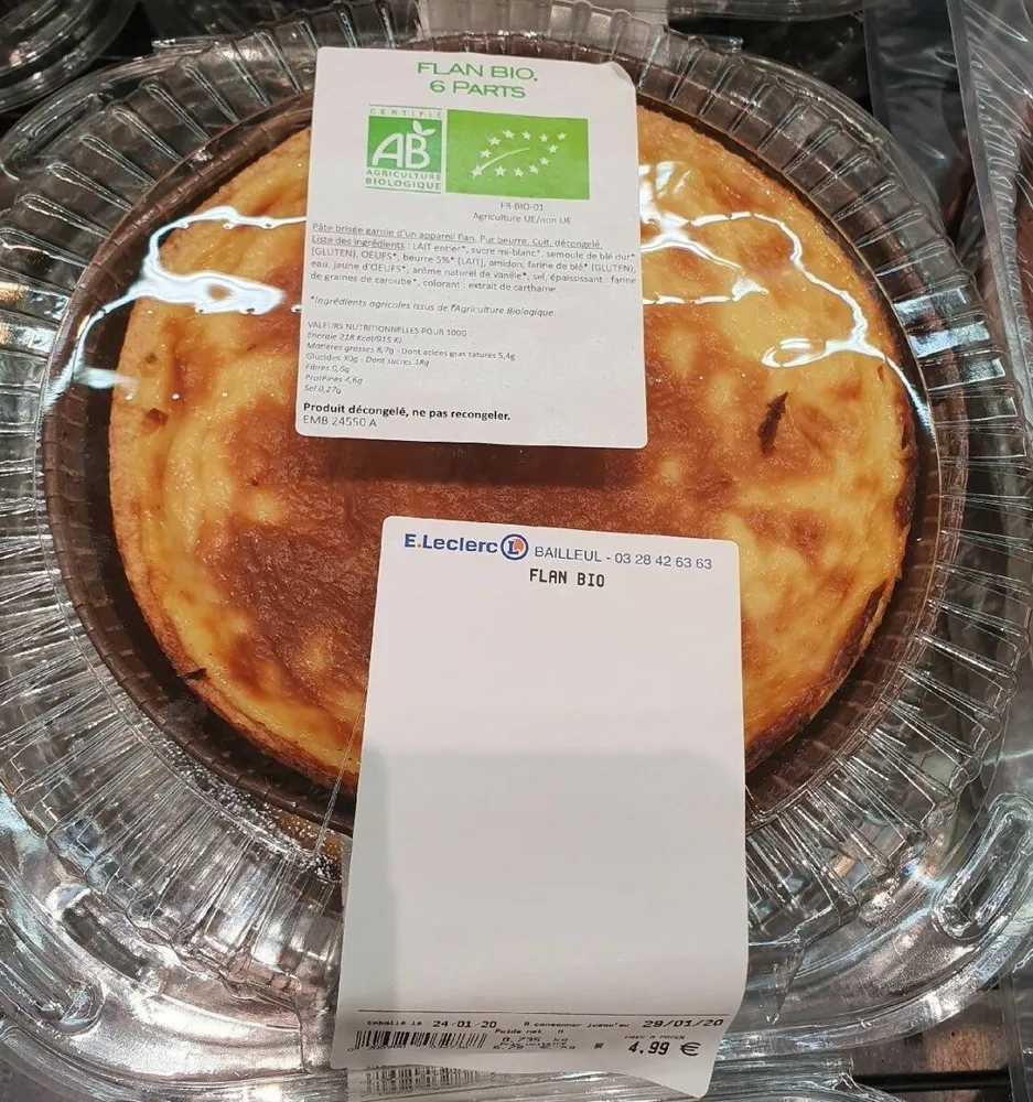 Flan bio
