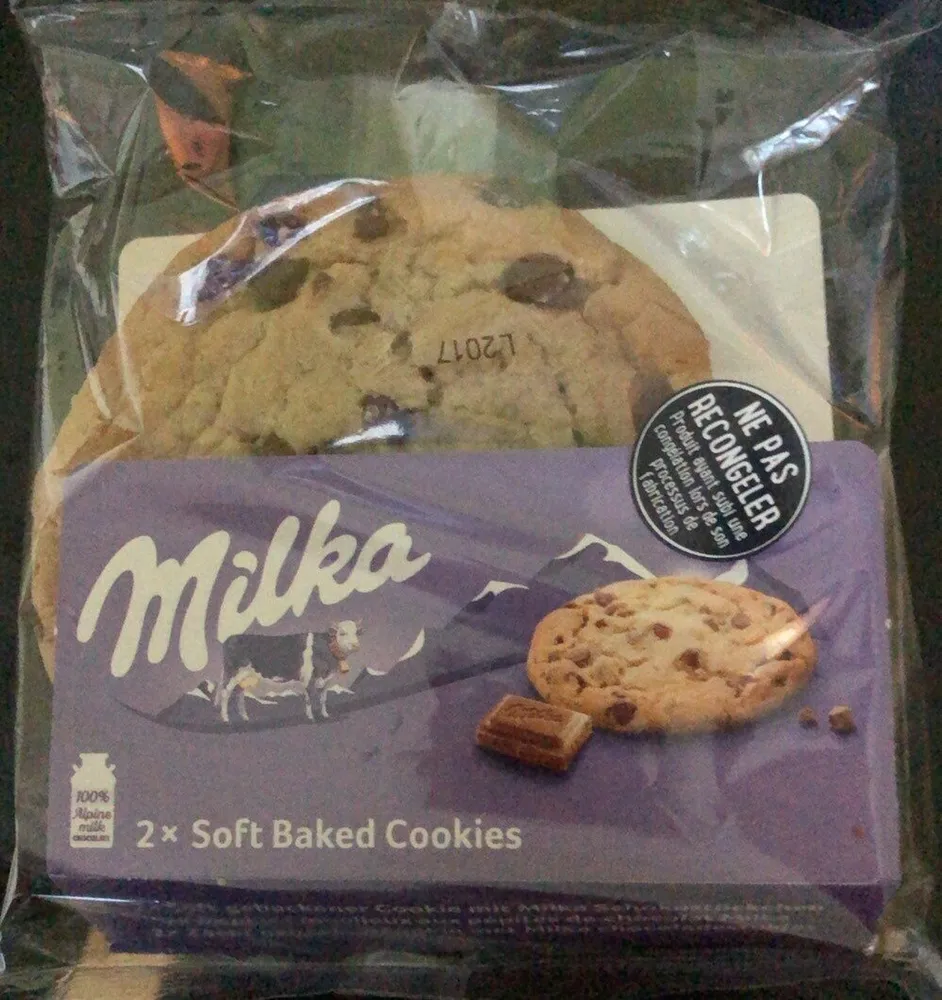 Cookie Moelleux Pepites Chocolat X2