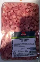 Dés de jambon cuit
