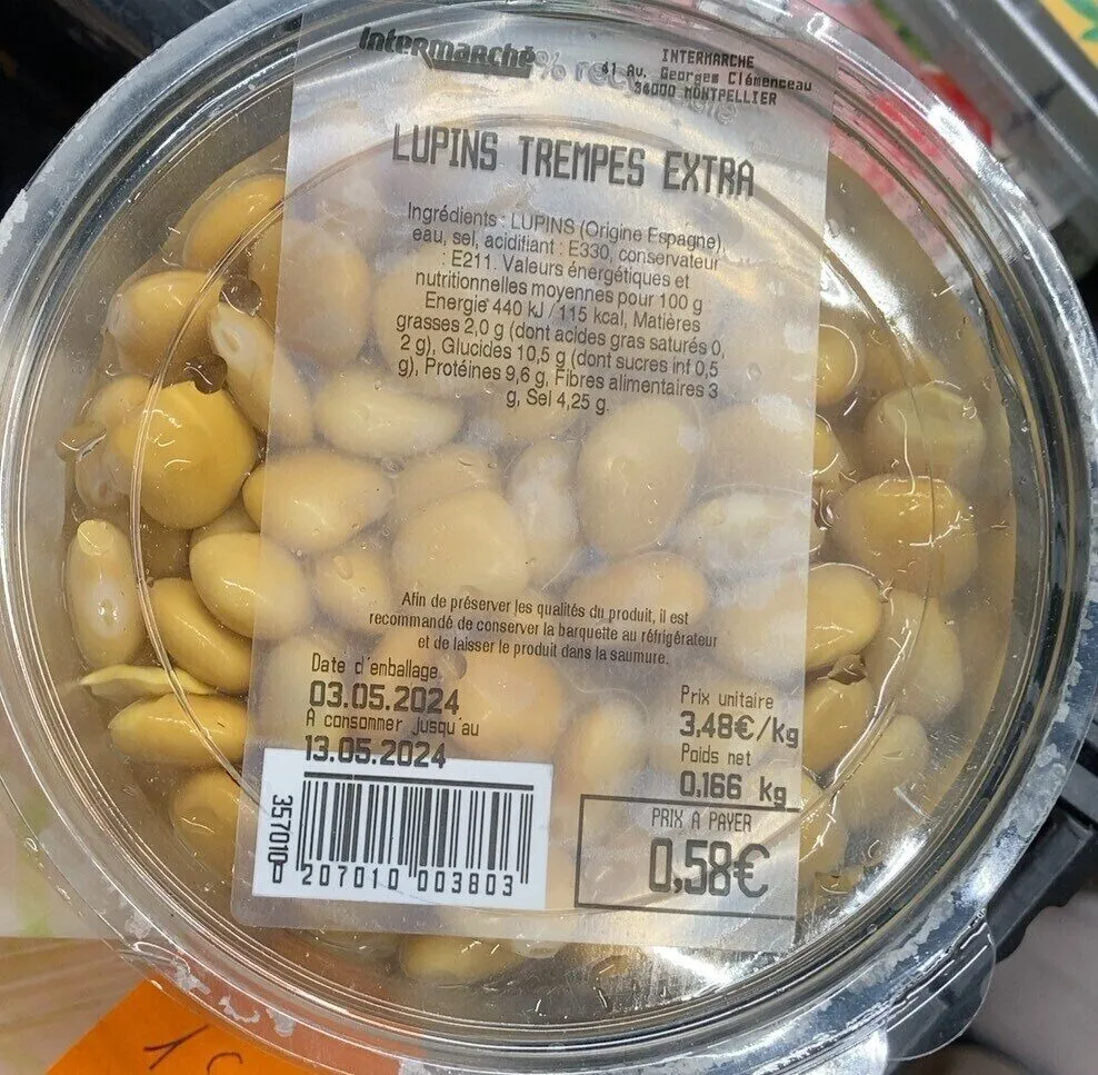 Lupins Trempés Extra