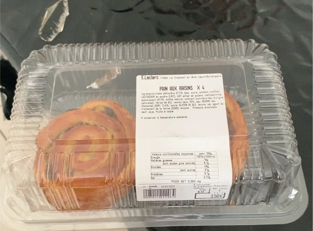Pain au raisin