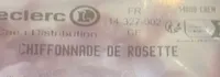 Chiffonade de rosette