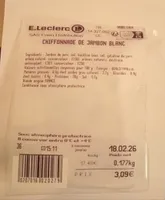 Chiffonnade de jambon blanc