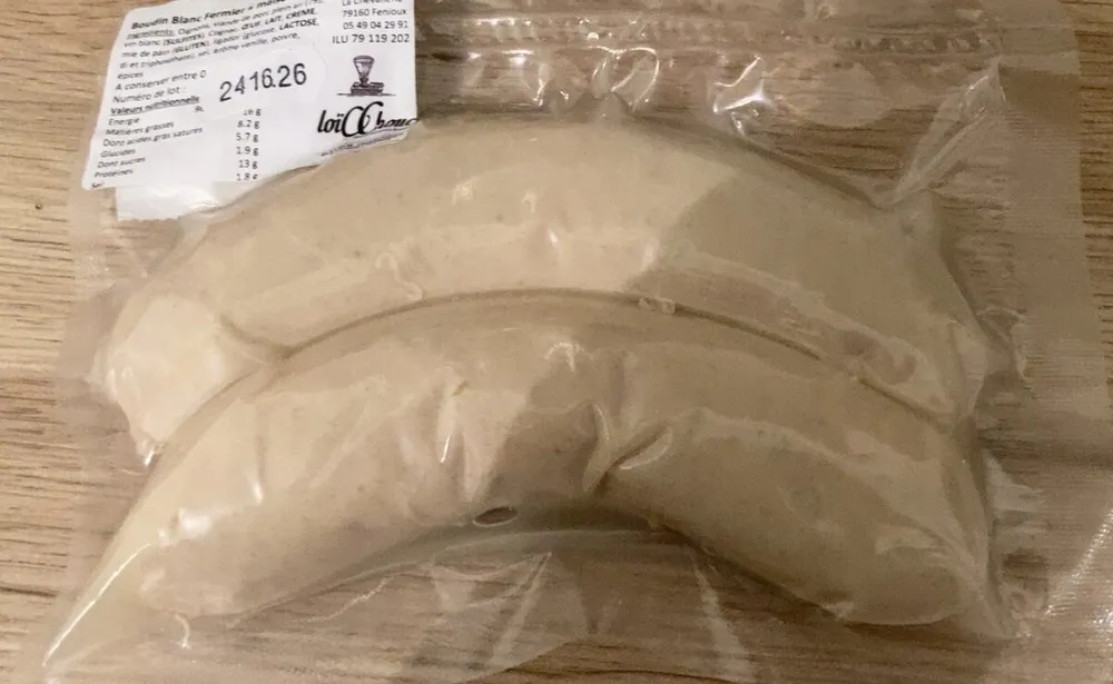 Boudin blanc fermier