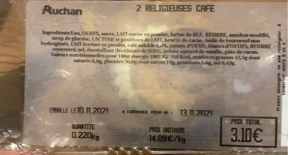 Religieuse cafe