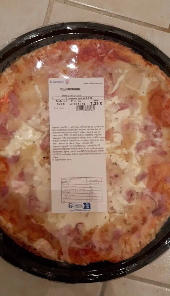 Pizza campagnarde