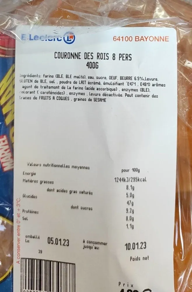 Couronne des rois 400gr