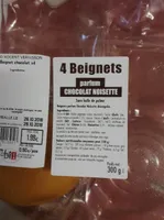 4 beignets chocolat noisette