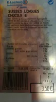 SUISSES LONGUES CHOCÓ X 6