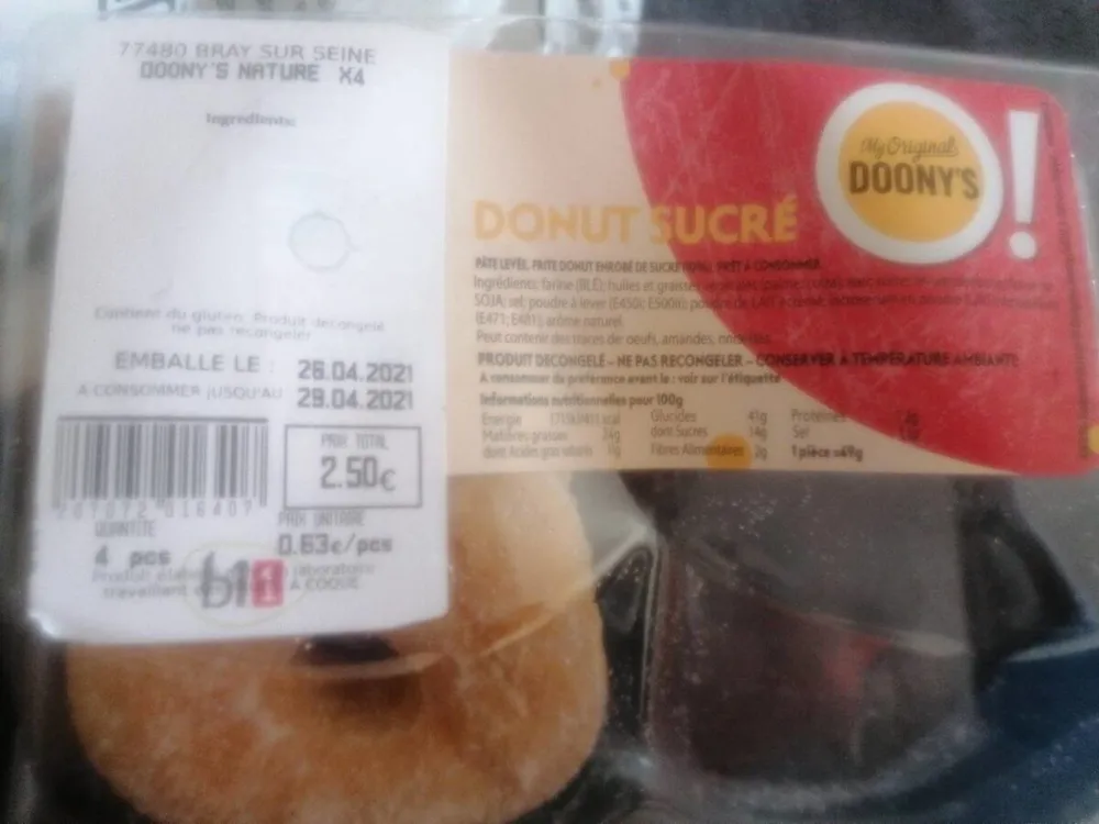 Donut sucré