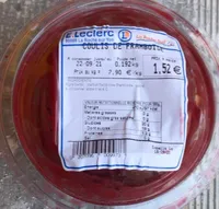 Coulis de franboise