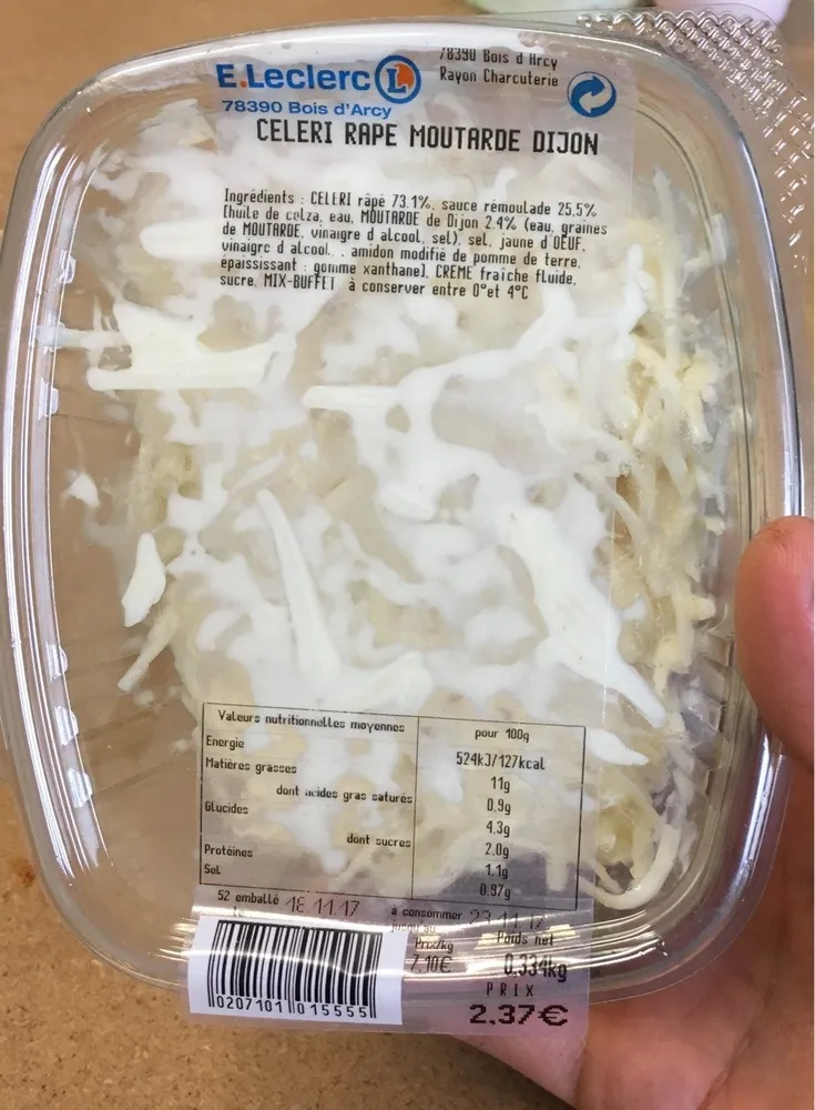 Céleri Râpé à la Moutarde Dijon