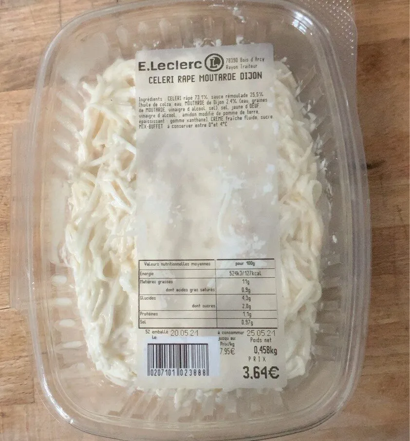Cèleri Rape Moutarde de Dijon