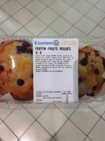 Muffin fruits rouges