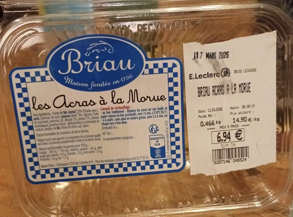 Acras à la morue