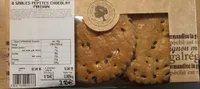 Sablés pepites chocolat maison