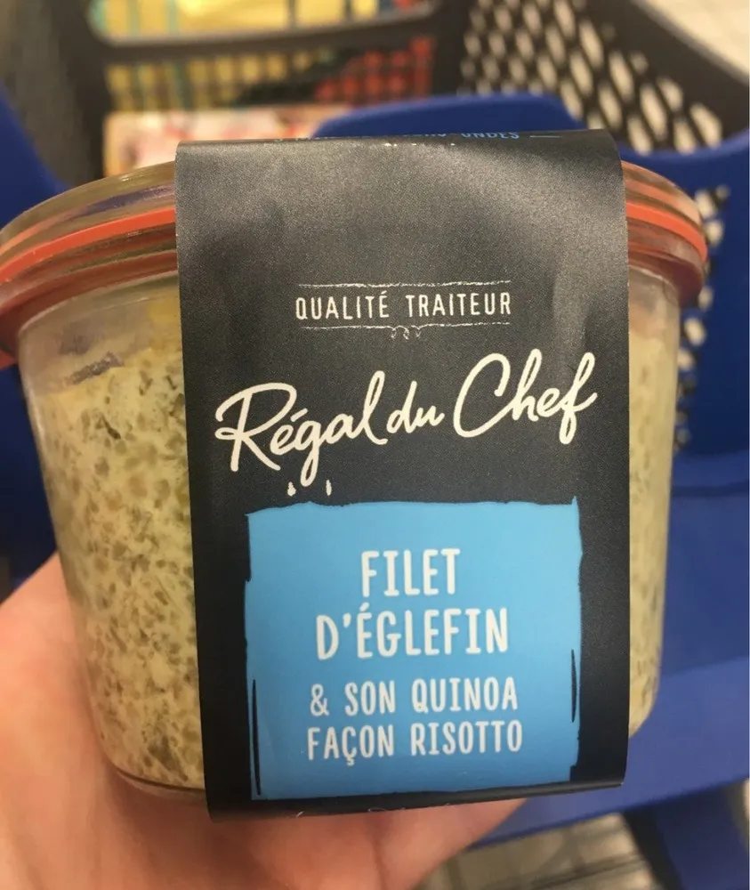 Filet d'eglefin et son quinoa façon risotto