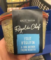 Filet d'eglefin et son quinoa façon risotto