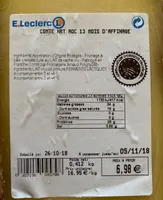 Comté NRT AOC 13 mois d'affinage