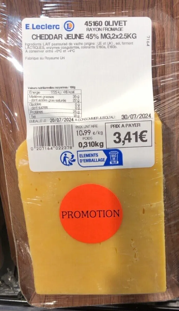 Cheddar jeune