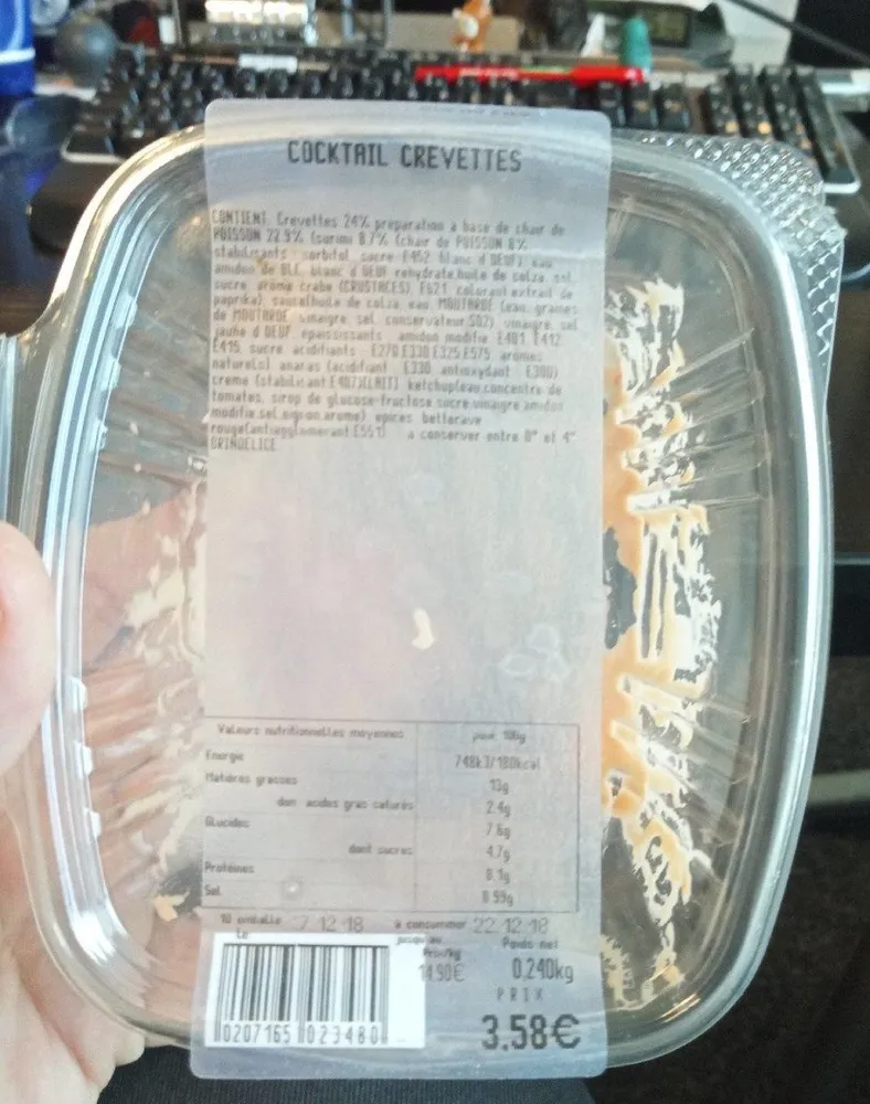 Cocktail crevettes