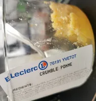 Crumble pommes