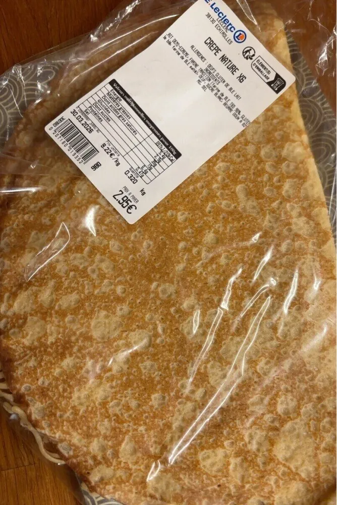 Crêpe nature