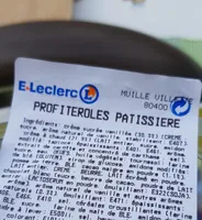 Profiteroles pâtissière