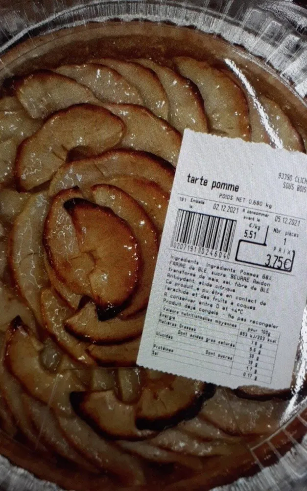 Tarte pomme