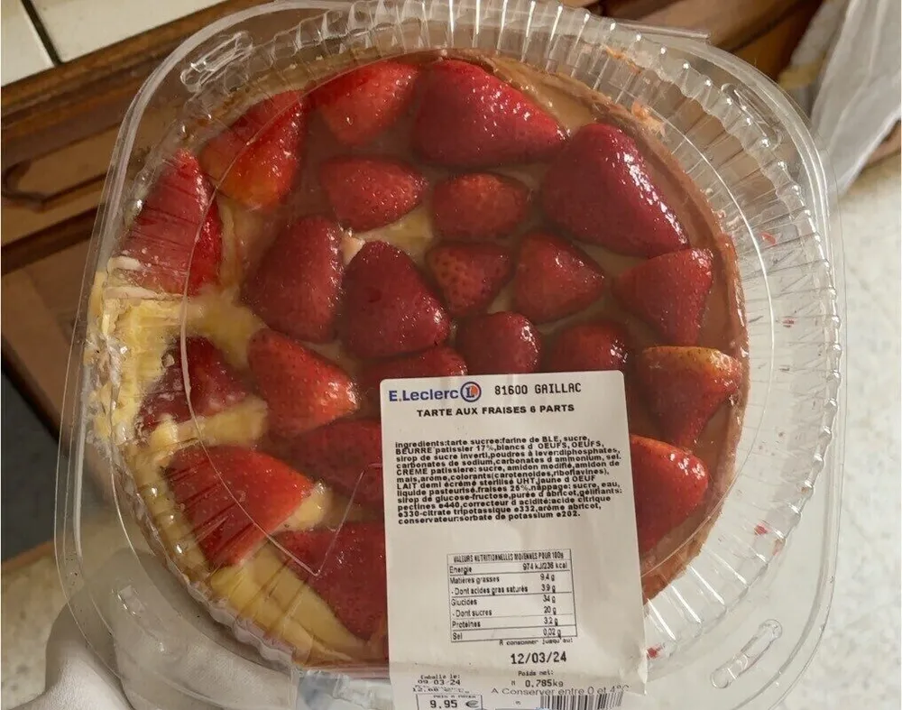 Tarte aux fraises