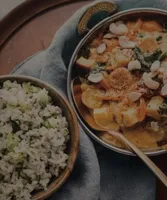 Cheats Halloumi &  spinach saag