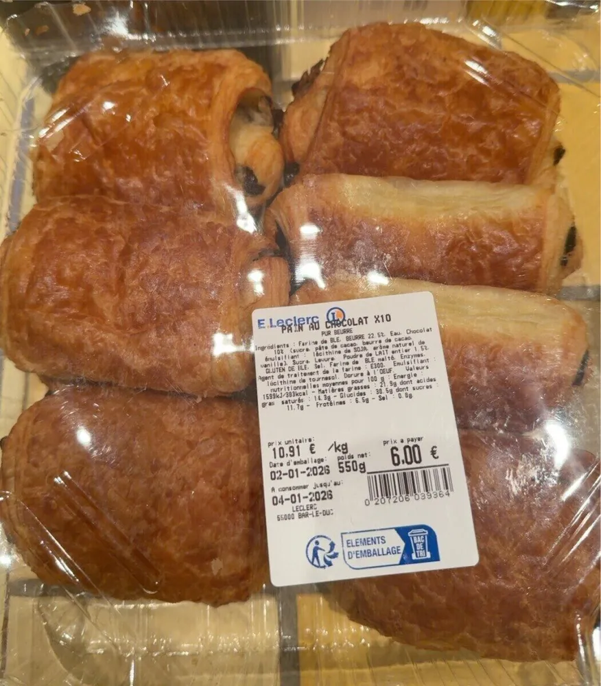 Pain au chocolat x10