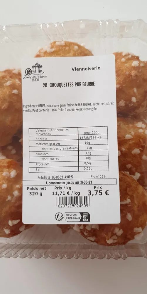 20 Chouquettes