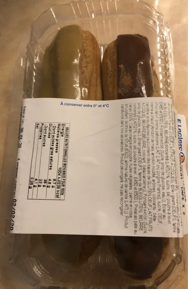 Eclair chocolat café
