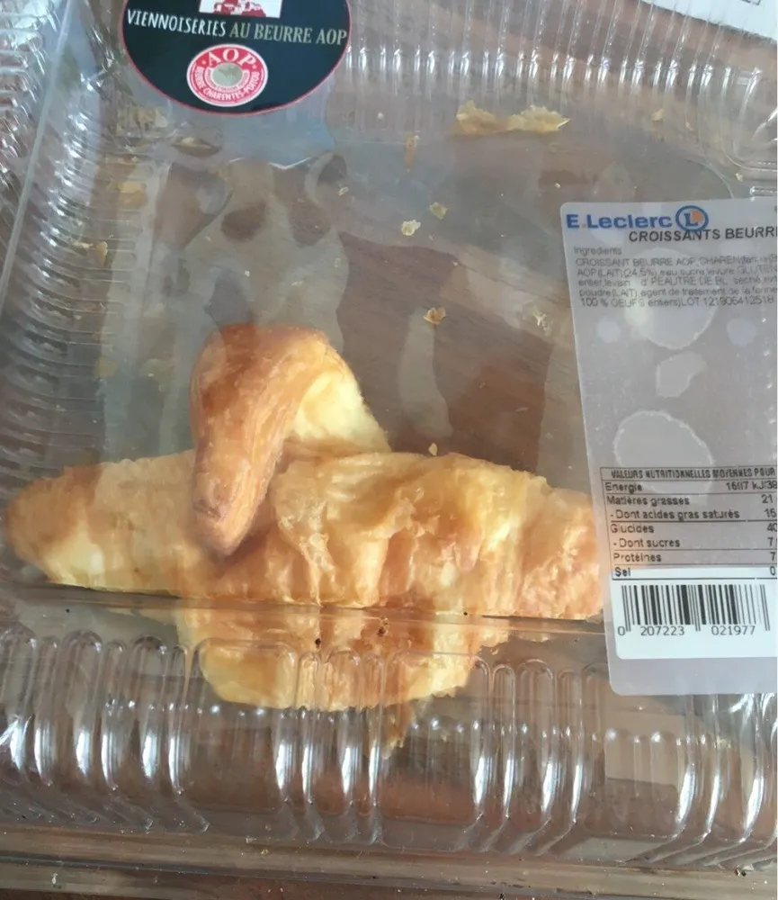 Croissants beurre AOP