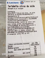 Tartelette citron de sicile