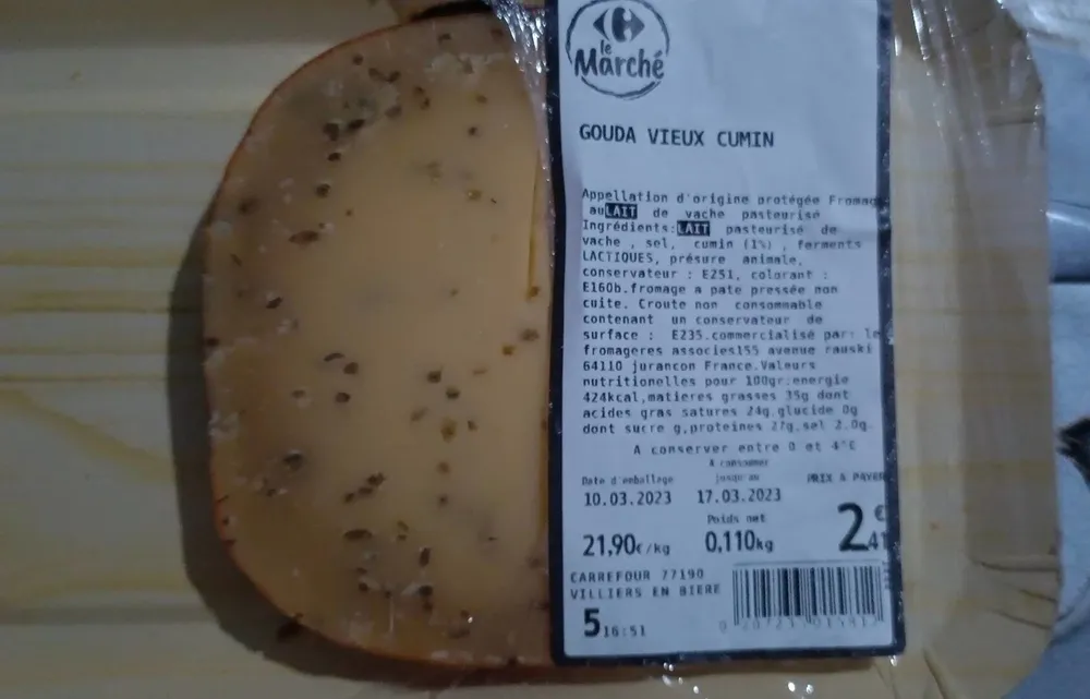 Goudin vieux cumin (carrefour)