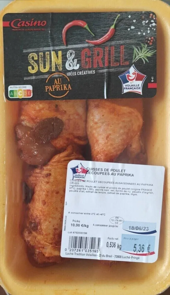 Cuisses de Poulet au Paprika
