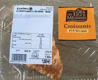 4 croissants beurre 160g