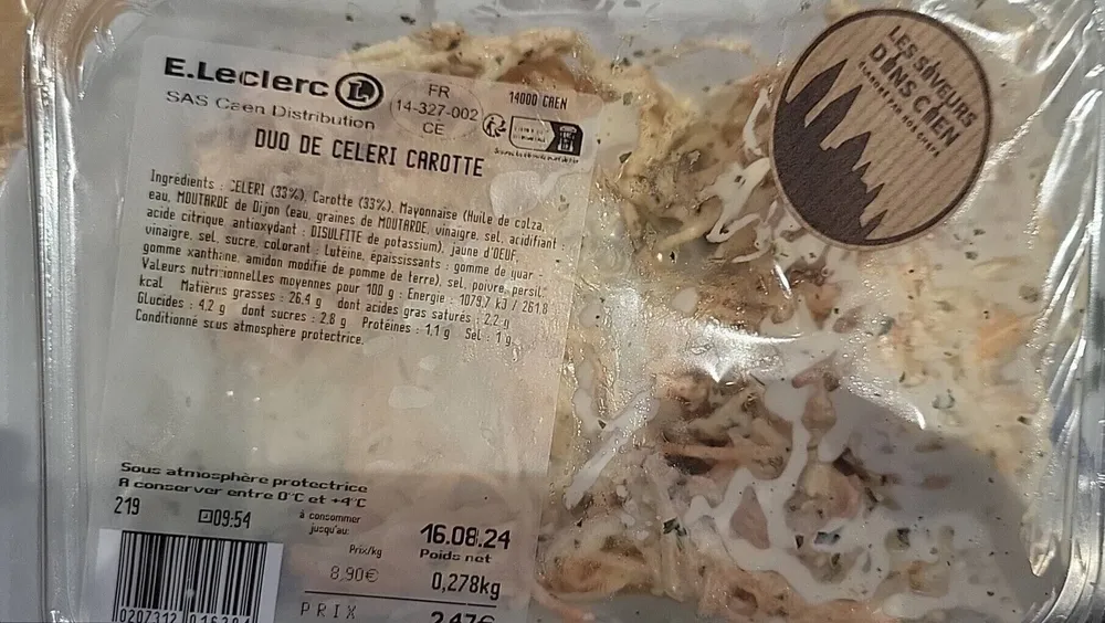 Duo de céleri carotte