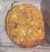 Cookie chocolat blanc framboises