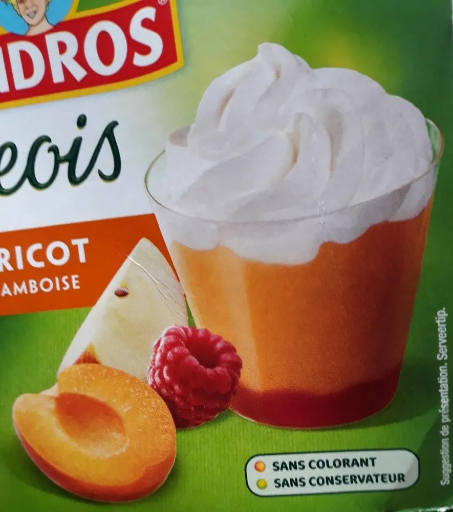 Liégeois pomme abricot