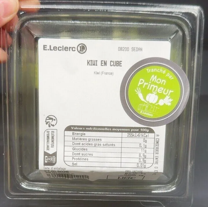 Kiwi en cube