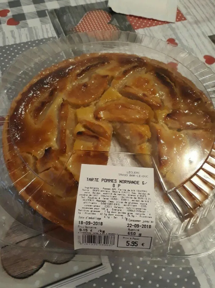 Tarte pommes normande